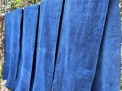 Handwoven Natural Raw Cotton Fabric – Handmade Indigo Dyed From Vietnam