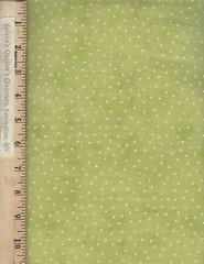 Scattered Dots 8119-G2 Leaf Green 100% Cotton FABRIC priced by the Yard
