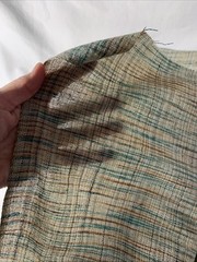 Handcrafted Cotton Fabric ~ “Earthy” Slub Fabric (Imported from India) 34″ wid