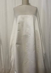 100% Duchess Silk Satin Premium White Italian Fabric 1.25 Yards 54″ Inch Wide