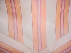 13-1/2Y Brunschwig Fils BR-89736 Cream Apricot Silk Stripe Upholstery Fabric