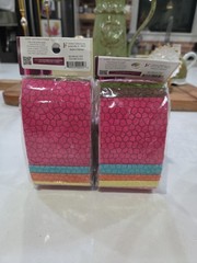 2 Packs of Creative Cuts 24 Piece Each (48 Total) Fabric Slices Quilting Sewing
