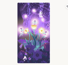 Henry Glass Pixies & Petals GLOW Dark Fairy Panel Fabric 7 Pre-Cut Panel LOT