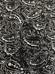 Distresses Paisley Cotton Fabric Fat Quarter 18”x22” New