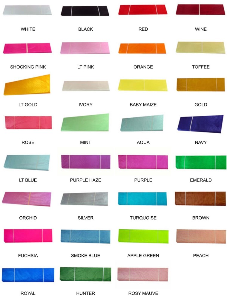 60″X10yds Organza Fabric Bolt Wedding Bridal Party Favor Decoration Tutu Craft