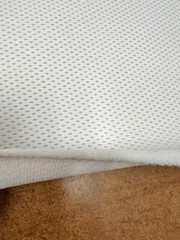 White 3D Spacer Mesh Fabric 3mm Thick