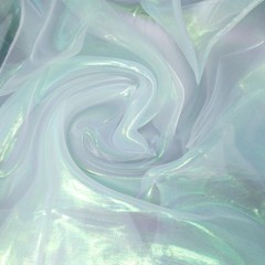 Magic Laser Holographic Fabric, 59in Iridescent Sequin Gradient Organza Lace …