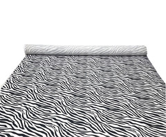 ZEBRA SKIN BLACK WHITE 600D CORDURA TYPE PACK CLOTH DWR FABRIC BY YARD 59″ W