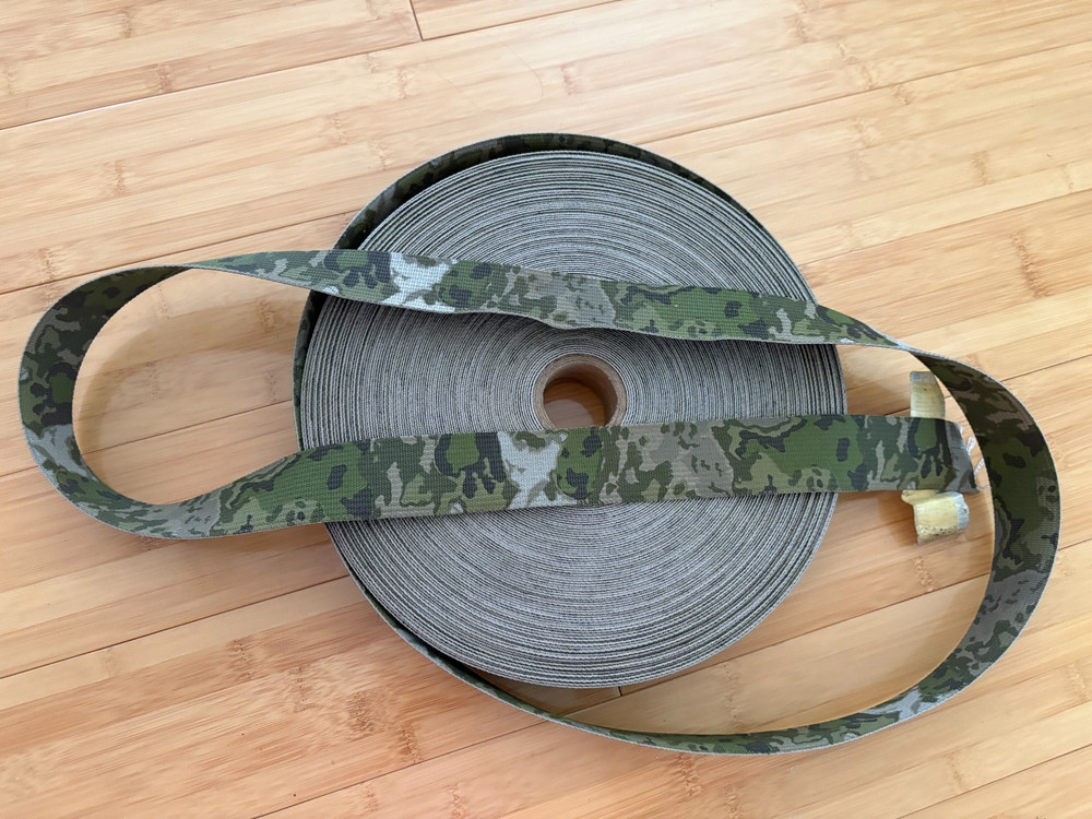 A-TACS FG Camo Webbing 1.5 Inch Two Side Mil Spec 50 Yard TEXCEL
