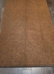 NAT Leathers Brown Distressed 2 Tone Oily Faux Leather PU Peta Approved Vegan