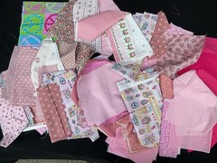 Designer Quilt Fabric Scraps Patterns And Solids – 1/4 Pound