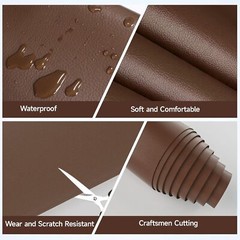 54″Wide Vinyl Faux Leather Fabric Auto Upholstery Boat Marine Pleather Fabric