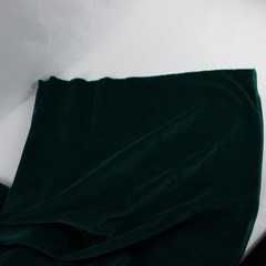 Emerald Green Velveteen Fabric 1-3/4 yds x 34″