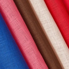 Mansa (4.1 oz) 100% Hypoallergenic Cotton Woven Linen Look 55/56″ Fabric BTY