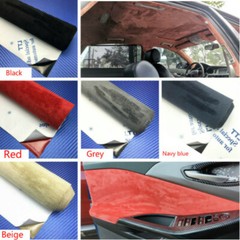 143x50cm Self Adhesive Faux Suede Fabric Wrap Film Sticker Stretch DIY Multi Sew
