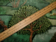 Green Meadow Velvet Curtain Upholstery Cushion Plush Soft Velvet Tree Fabric