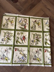 Bird Land 34” X 134” Panel All vat colors A Screen print Fabric Panel
