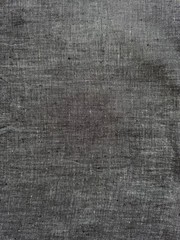 100% Linen Fabric Yarn Dyed Two-Tone Black/White Medium Weight 6 Oz BTY