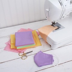 Threadart Fat Quarter Bundles Set – 12 Rainbow/Pastel Solids 100% Cotton Fabric
