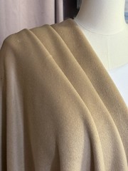 Wool Camel Hair Woven Fabric. Heavy Weight Light Camel Color 58” Width 2 1/2 Yd
