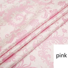 Retro Brocade Fabric Satin Embroidery Flower for Qipao Chinese Wedding Decor DIY