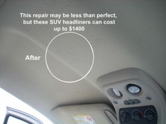 Suede Headliner Fabric Auto Roof Cabin Renovate / Remedy / Repair / Reupholstery