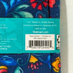 Pioneer Woman “Mazie All Over” Navy Fabric Precut 1 Yard (44/45 in W x 36 in L)