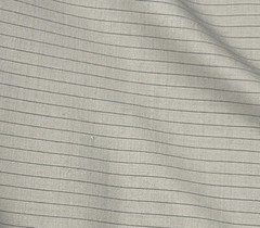 Beige Black Pinstripe Wool Suiting Fabric 60” Width Sold By The Yard