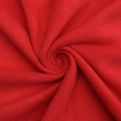 Red Solid Anti Pill Fleece Fabric – 60″ Wide – Sold by The Yard & Bolt