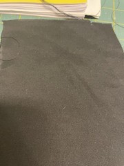 100% Heavyweight Black Matte Silk Habotai Luxury Fabric By The Yard 45″Wide