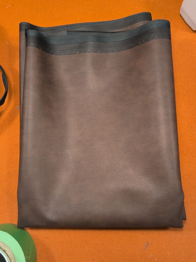 NAT Leathers | Tan Brown Matte Soft Faux Vegan Leather 2 yards (72″x54″),