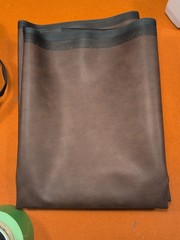 NAT Leathers | Tan Brown Matte Soft Faux Vegan Leather 2 yards (72″x54″),