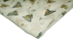 Printed fabric chiffon, model number 5, 50 x 150 cm