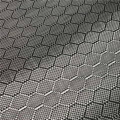 3K240g 100×50/100/200/300Football Honeycomb Hexagonal Pattern Carbon Fiber Cloth