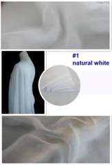 Plain Color Yoryo Silk 55” Wide By Yard Pure Mulberry Silk Chiffon Crepe Fabric