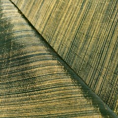 Metallic Gold Black Stripe Taffeta Fabric, Luxury Lining, Light Weight Faux Silk