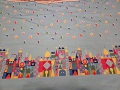 Disney It’s A Small World Fabric, I Piece, Stretch Fabric 39″×58″
