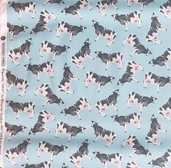 19″x42″ HOLSTEIN COW material 100% cotton “SILO” Windham Fabrics DAIRY animal