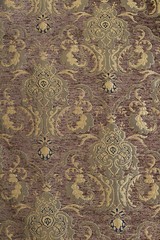Drapery and Upholstery Chenille Fabric By the Yard Elegant Damask Pattern 58″ w