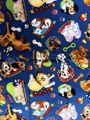 Novelty Cotton Fabric Lot Alexander Henry Michael Miller Zoo Owls Dogs Dolls