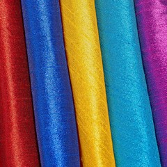 Silk Dupioni Shantung Fabric 100% Polyester for Apparel Home Decor By the Yard