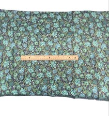 Buttercream Jo-Ann Fabric Floral Quilting Cotton BTY Yard Green Blue Gold