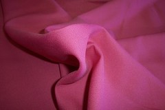 NEW, Fuchsia 100% Dacron Polyester, twill cloth fabric material, is made in USA