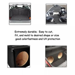 Brown Car Ceiling Fabric Repair Kit Headliner Material with Foam Backing 25sqft