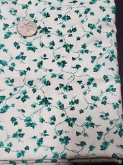 2 1/2 yds Quilt Sewing Fabric Vintage Ivory Leaves & Vines Fabric Traditions