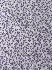 Fabric Small Purple Floral Cotton 1.5 Yards 44″ Wide Washed Lightweight Vintage