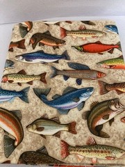 Robert Kaufman – Fabric – Copper Ridge – # 9156 – Fish Theme – 1 Yard – Fun