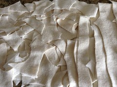 Hemp Organic Cotton Fleece Fabric Scraps Remnants Eco Friendly Many Uses Soft