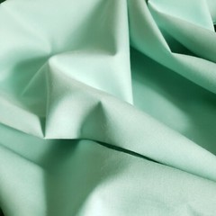 AQUA SEAFOAM POLY COTTON FABRIC 58″ BY THE YARD SOLID COLOR MINT GREEN FABRIC