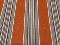 Unknown Fabric – Brown & Orange – 1.5 yards